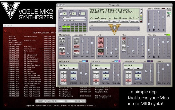 Vogue MK2 Synthesizer
