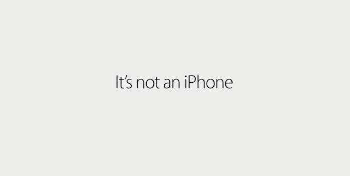 its not an iphone