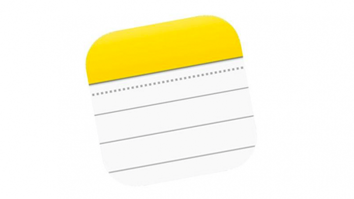 aplicación notas iOS icono