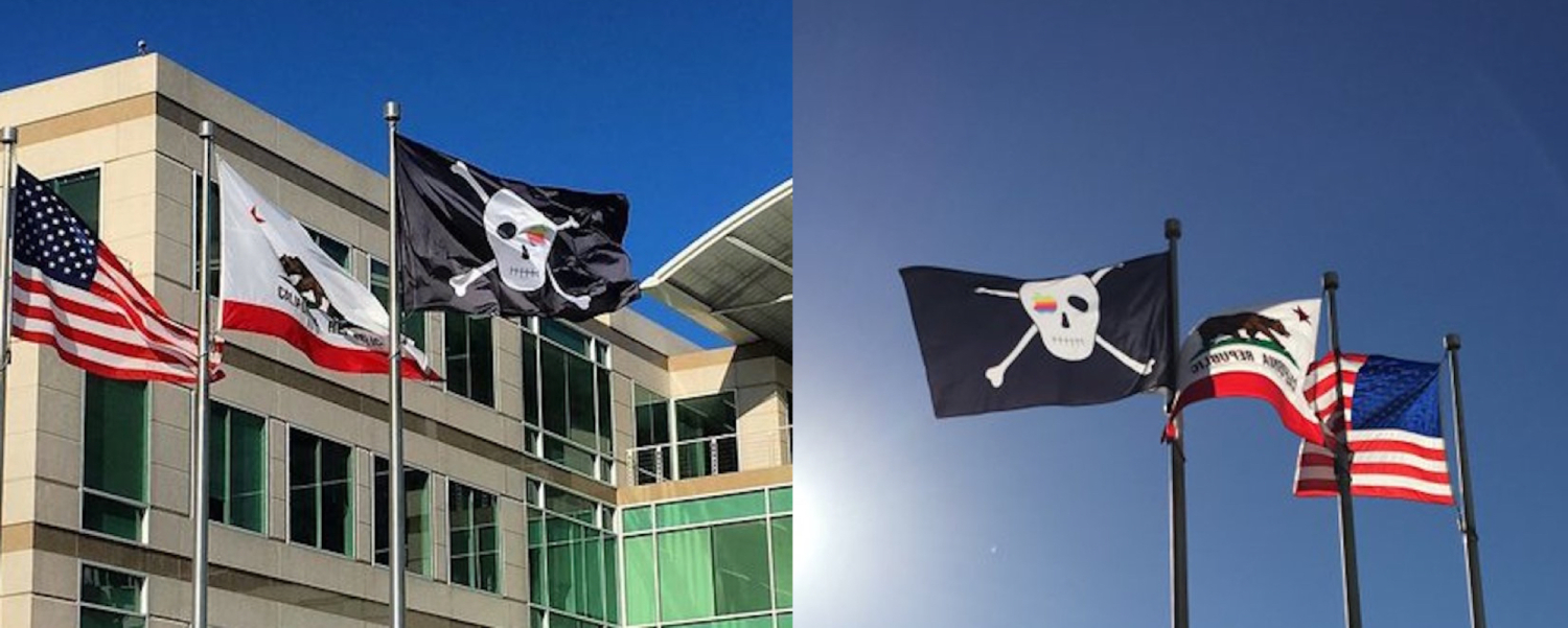 Bandera pirata Apple
