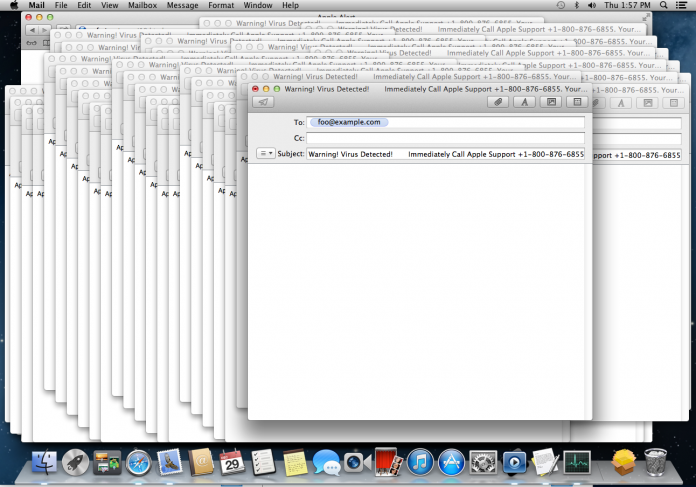 Ataque D.oS. estafa a macOS - Mail Ataque D.oS. estafa a macOS - Mail