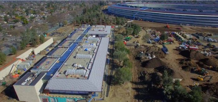 Evolución del Apple Campus 2 Evolución del Apple Campus 2 - Febrero 2017