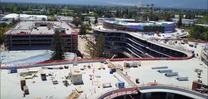 Apple Campus 3 - Evolución construcción mayo 2017 Apple Campus 3 - Evolución construcción mayo 2017