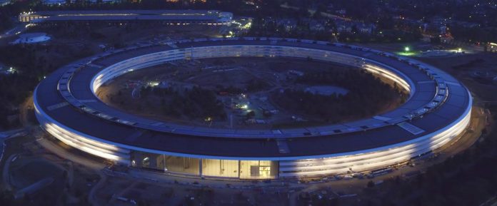 Apple Park - evolución mediados mayo 2017 Apple Park - evolución mediados mayo 2017