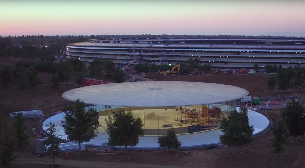 Evolución Apple Park 2017