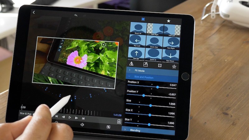 LumaFusion para iPad es compatible con Apple Pencil