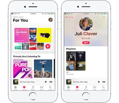 Apple Music en iOS 11 - Perfil