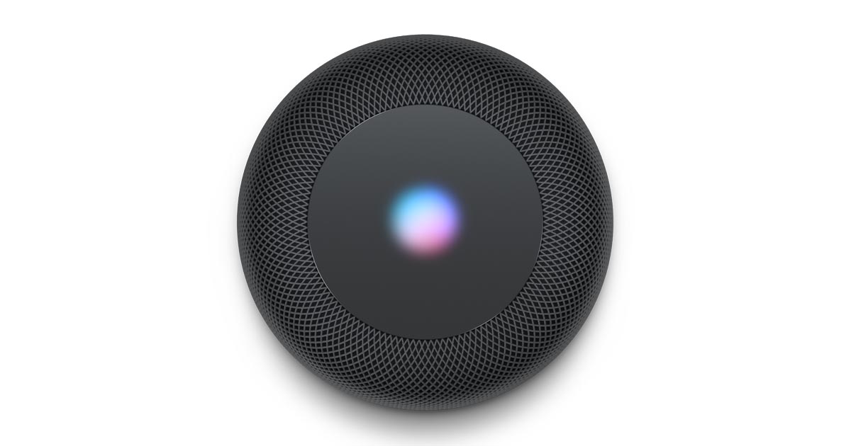 Pantalla Siri del HomePod