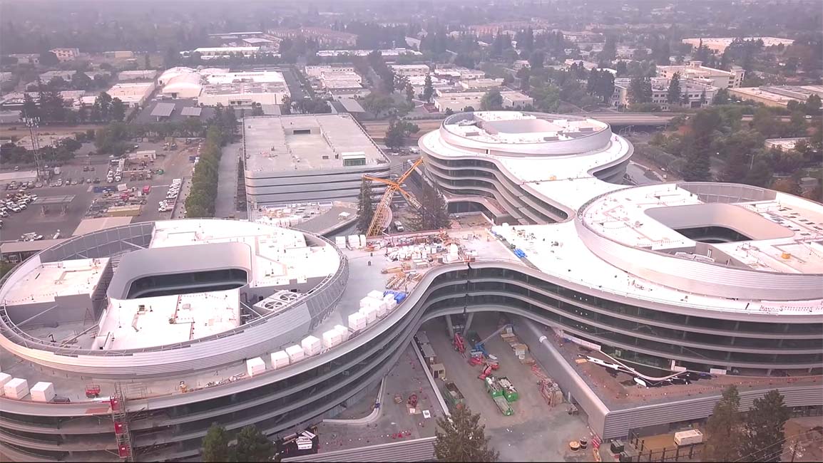 Evolución del Apple Campus 3