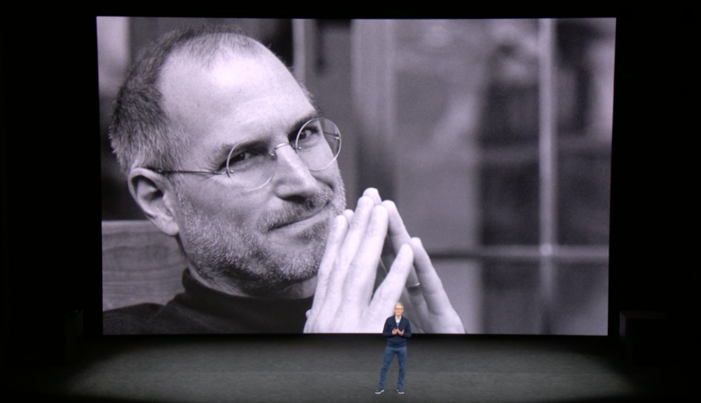 Steve Jobs en la keynote de 2017