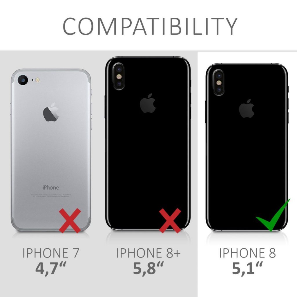 Diseño trasera iPhone 8 y iPhone 8 Plus