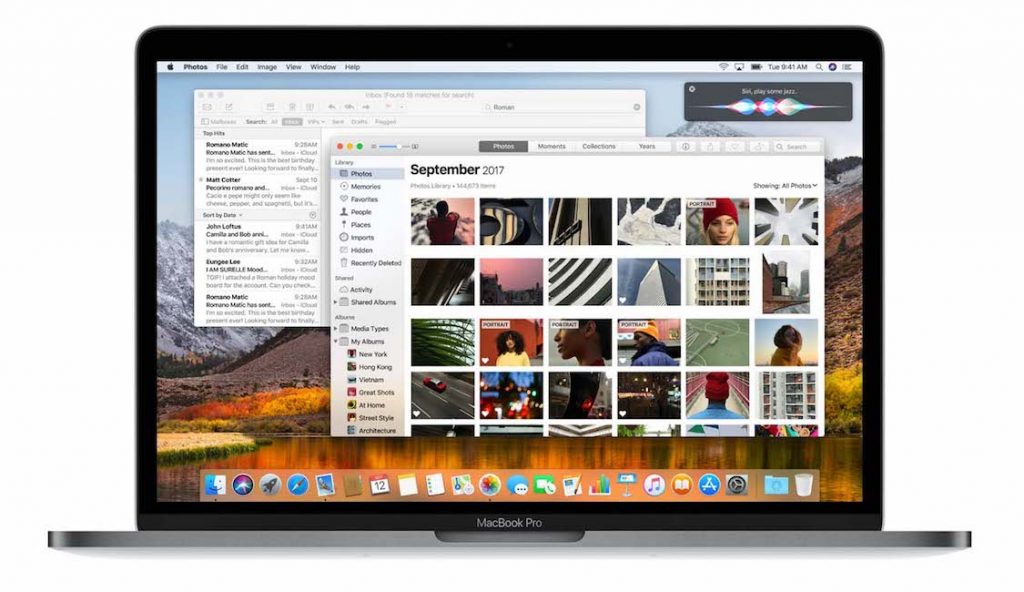macOS High Sierra en MacBook