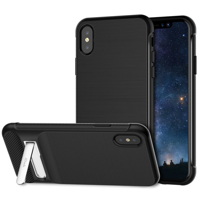 Funda Protección con Metal Kickstand y Shock-Absorción de JETech