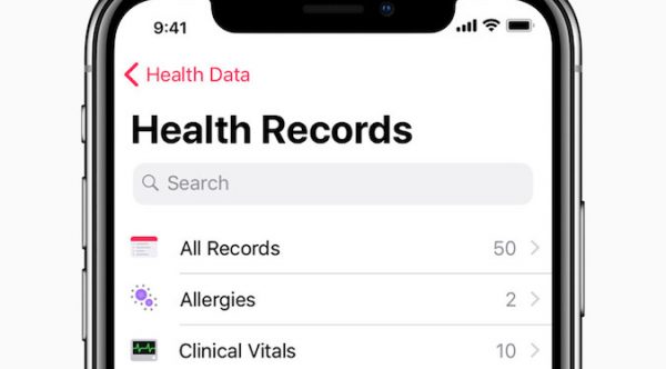 iOS 11.3 Aplicación Salud