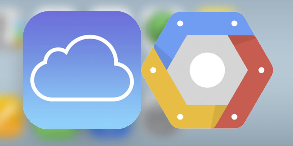 iCloud usa Google Cloud Plattform