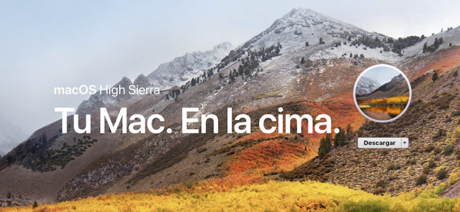 macOS High Sierra Actualización