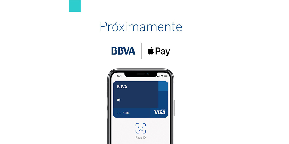 BBVA estará disponible con Apple Pay