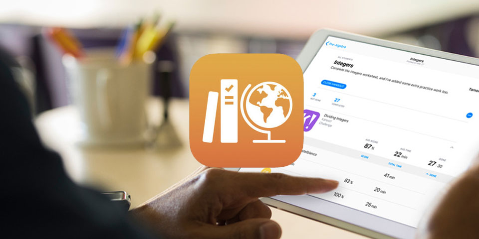 app Tareas de Clase de Apple para profesores