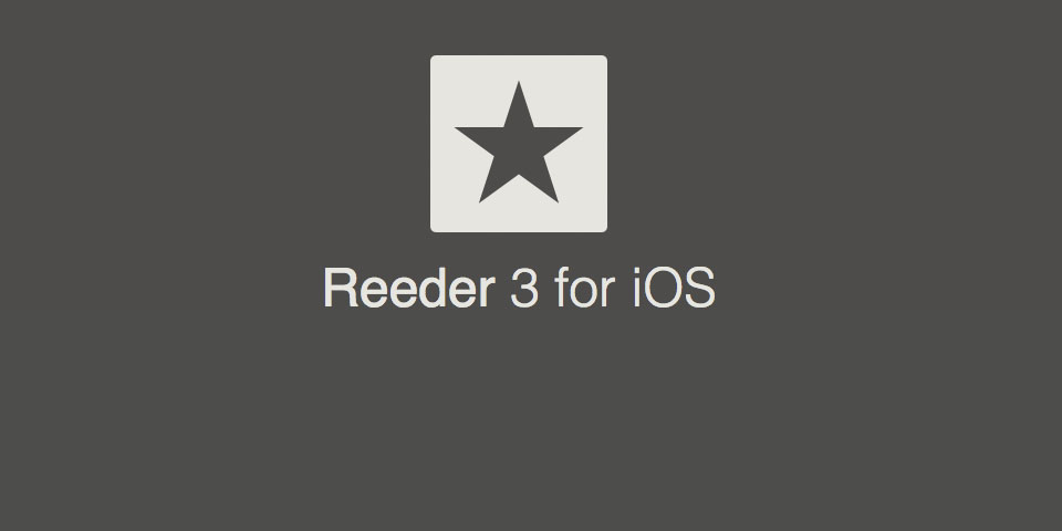 Cliente RSS Reeder 3