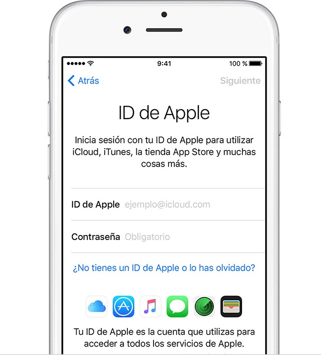 Borrar una cuenta ID de Apple