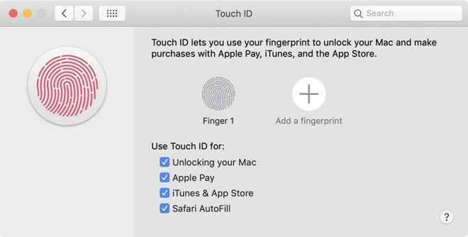 Autocompletar con Touch ID en Safari