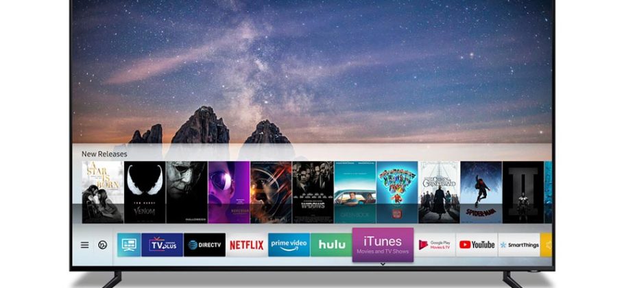 Los Smart TV de Samsung ofrecerán películas y programas de televisión de iTunes y serán compatibles con AirPlay 2