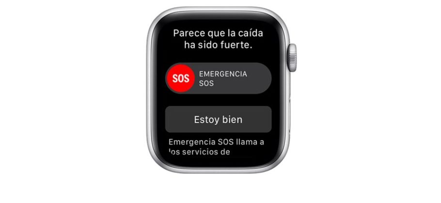 Apple Watch Series 4 - detección caídas