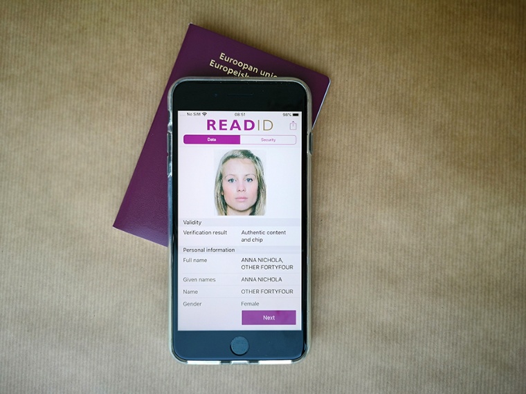 ReadID con NFC disponible en iOS 13