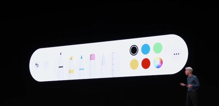 Paleta y herramientas para Apple Pencil