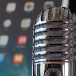 micrófono iPad podcast