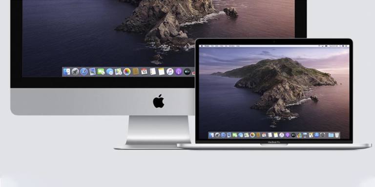 iMac y MacBook con macOS Catalina