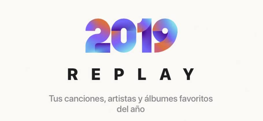Apple Music - playlist Replay 2019