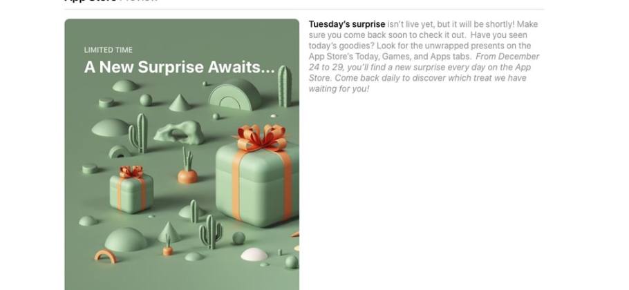 Una nueva sorpresa espera en la App Store - Navidad 2019