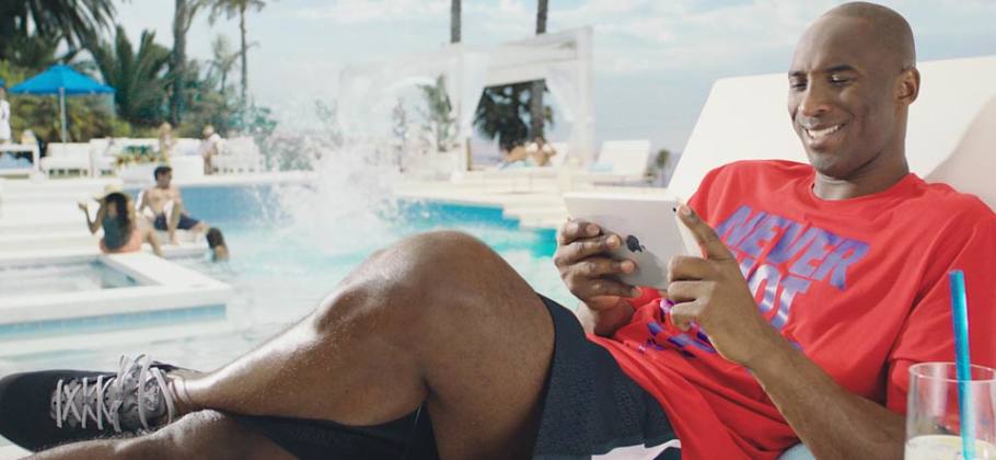 Kobe Bryant y un iPad mini