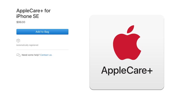 Apple Care+ para iPhone SE