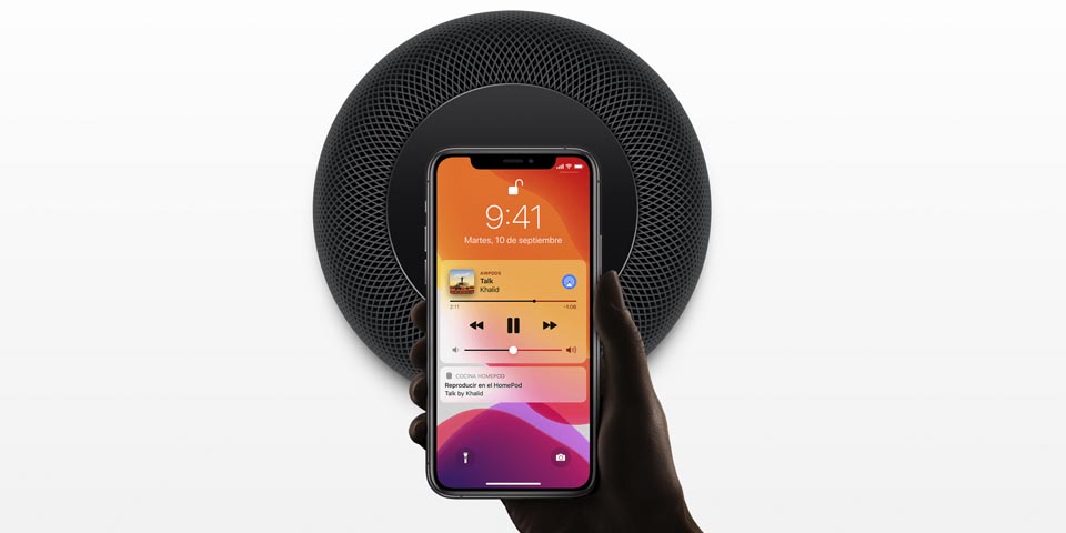 HomePod y iPhone