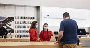 Apple Store mascarillas covid 19
