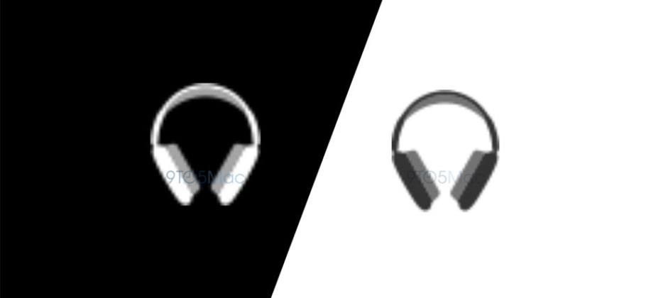 Logo auriculares diadema de Apple