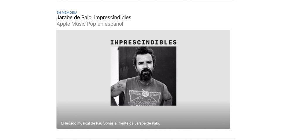 Apple Music - Pau Donés