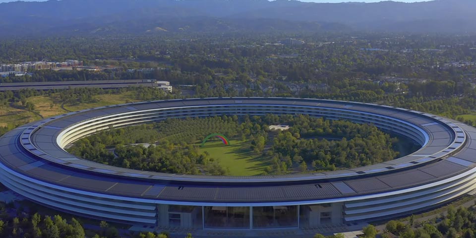 Apple Park - drone mayo 2020
