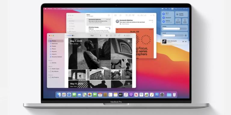 MacBook Pro con macOS Big Sur
