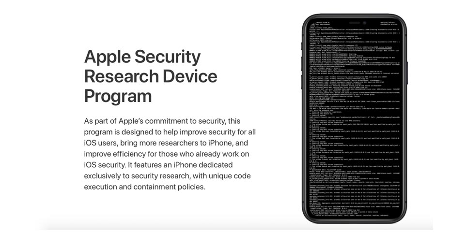 Apple Security Research Device
