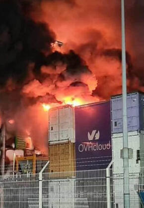 Incendio de OVH en Estrasburgo