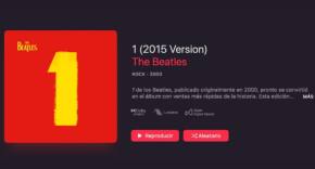 The Beatles Album 1 en Spatial Audio Dolby Atmos Apple