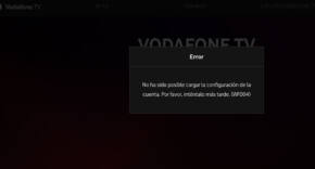 Error WF004 en Vodafone TV
