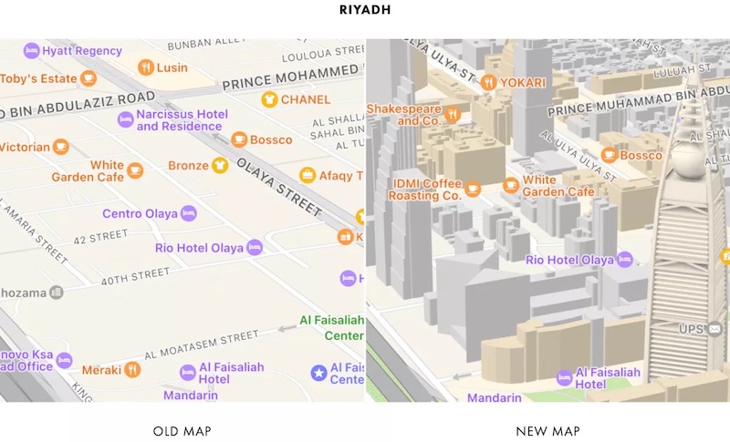 Riad en Apple Maps