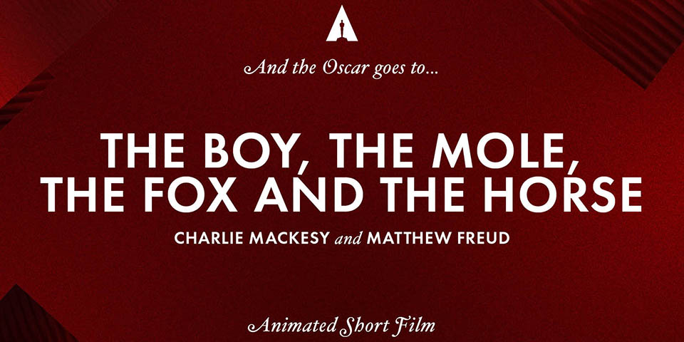 El niño, el topo, el zorro y el caballo gana el Oscar cortometraje animación 2023