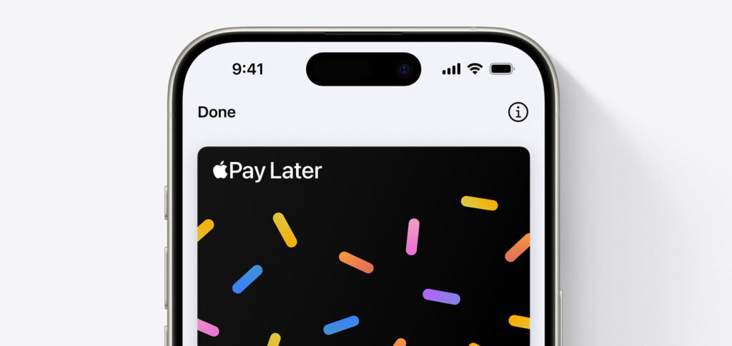 Apple Pay later