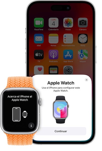 Emparejar Apple Watch y iPhone
