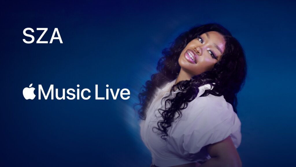 Apple Music Live trae la película del concierto de SZA de su gira 'SOS Tour'